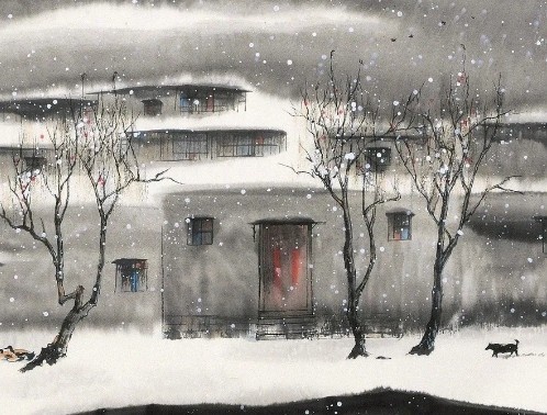 早春小雪