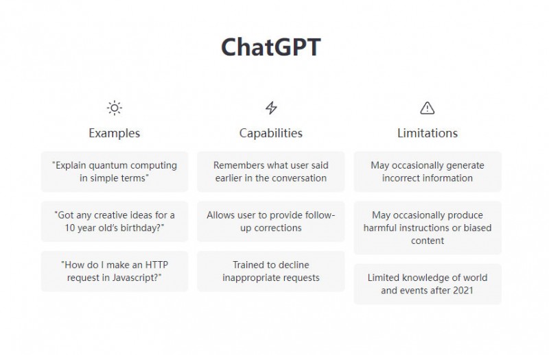 ChatGPT：人工智能聊天机器人（无需注册直接体验）