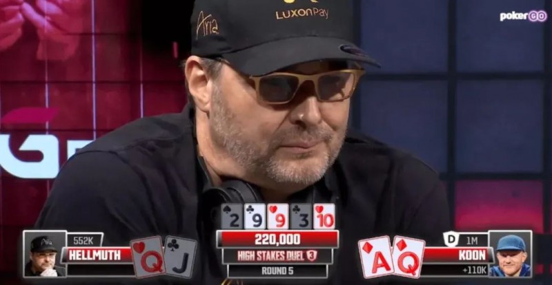 【EV扑克】单挑大神还是单挑大鱼？Hellmuth WPT主赛单挑中的神奇抓鸡