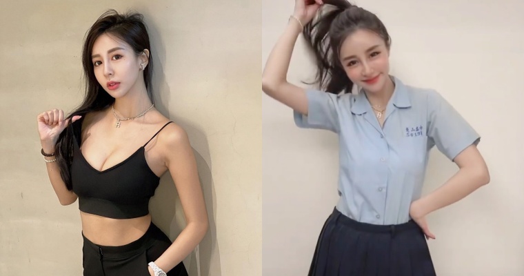 氣質美人 Rita 化身「高中制服妹」！甜美笑容收服網友的心