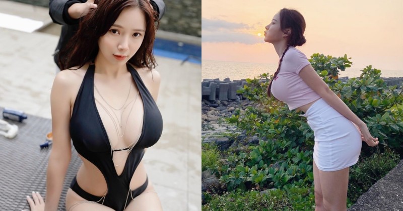 甜美正妹「Amber Na」海邊親吻夕陽，超浪漫可愛少女心讓人好想戀愛！