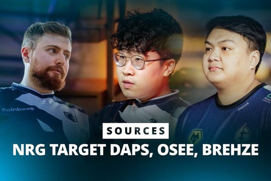 HLTV消息：NRG有意daps、oSee及Brehze