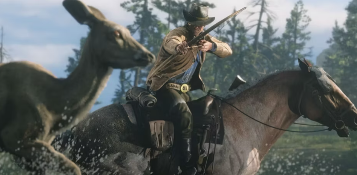 Red Dead Redemption 2 搞笑片段聚焦有史以来最简单的传奇黑豹战斗