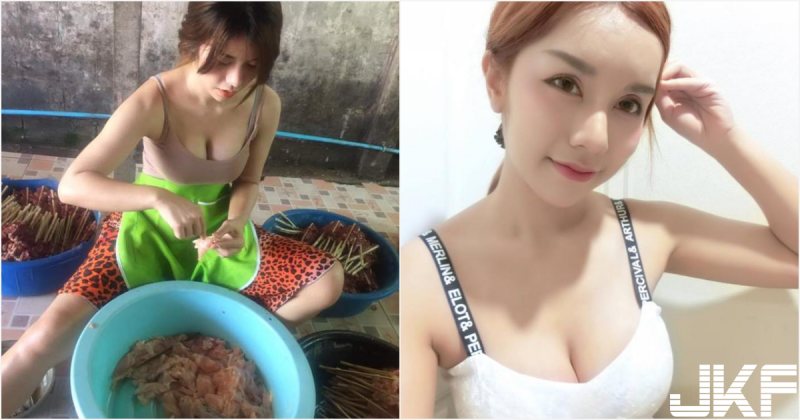 泰國妹子下廚巨乳震動 超兇身材快要噴鼻血了！