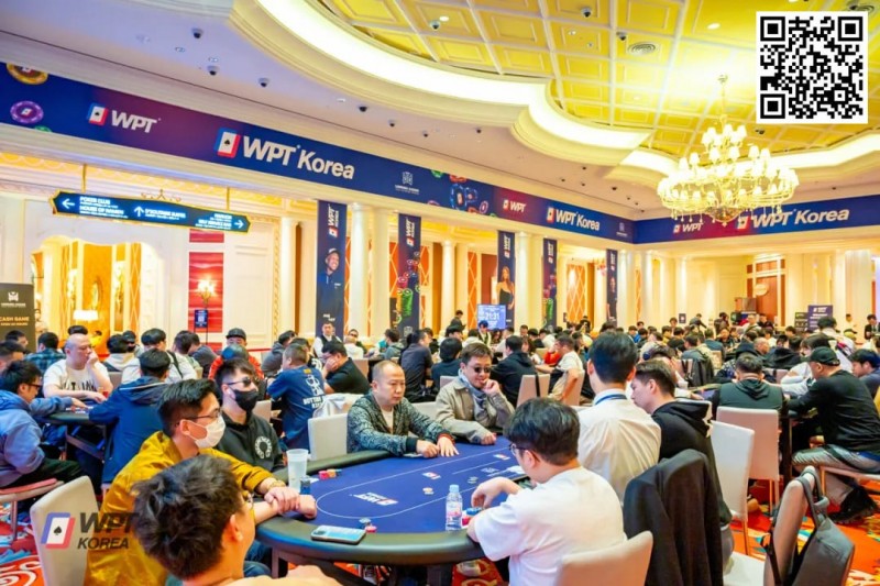 【EV扑克】WPT济州岛站｜主赛首战开启！A组吸引319人次参赛余84人晋级！国人选手林岩豪揽83.6万记分笑傲全场！