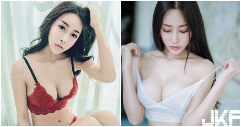 甜美嫩妹「雪白美乳」好窒息！肩帶一滑看起來太可口了！