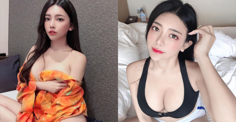 性感女孩「Iris 霍萱」不會穿浴衣就直接披著　渾圓奶球大面積露出
