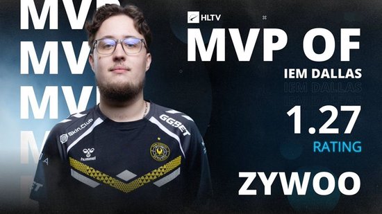 【蜗牛电竞】当仁不让!ZywOo荣膺IEM达拉斯 2025MVP【EV扑克小游戏官网】