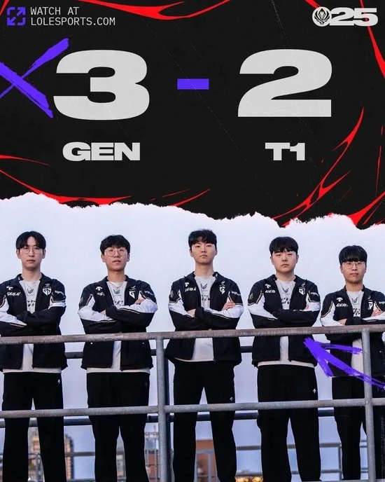 GEN 3-2击败T1晋级MSI决赛