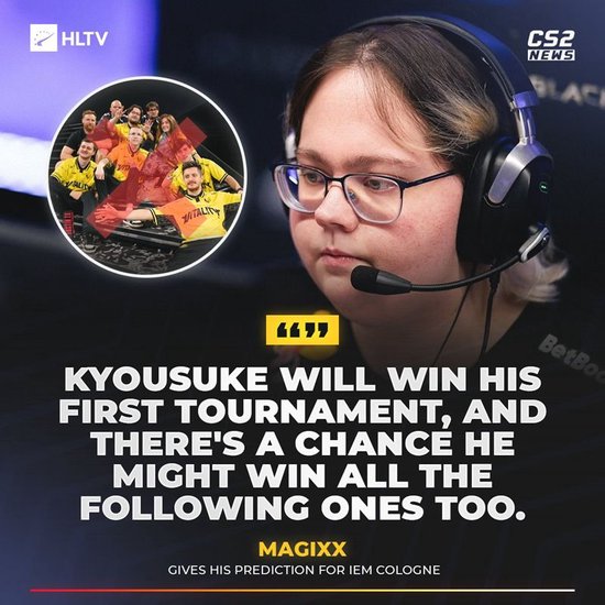 【蜗牛电竞】magixx:kyousuke将拿下科隆站冠军【EV扑克小游戏官网】