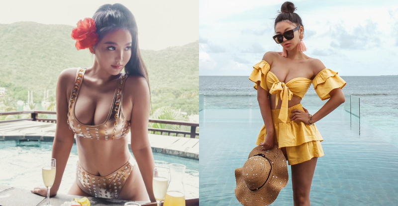健美麥色肌！「Viv Li」超挺巨乳渾圓又飽滿，辣體的強大氣勢連男人都甘拜裙下！