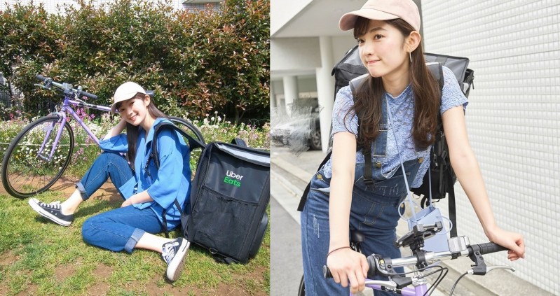 前清純女偶像「神谷由香」轉當外送員！ 光看她「甜美笑容」不用吃就飽啦