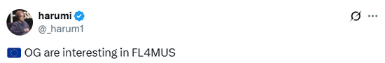 harumi：OG有意签下FL4MUS