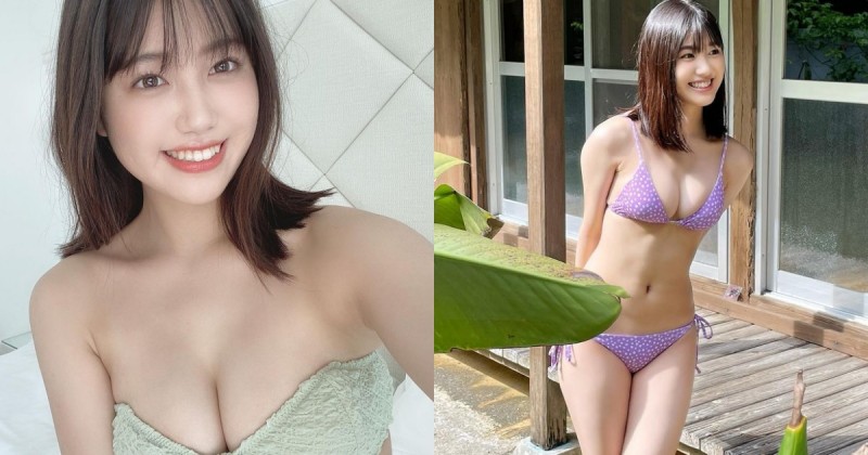【蜗牛扑克】17歲的雜誌小姐「和泉芳怜」笑容有夠甜！「青春E罩杯雪乳」讓人瘋狂心動！