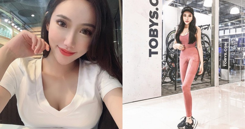 【蜗牛扑克】正妹美甲師「高高」小露乳溝好撩人，火辣曲線「視角太極品」！