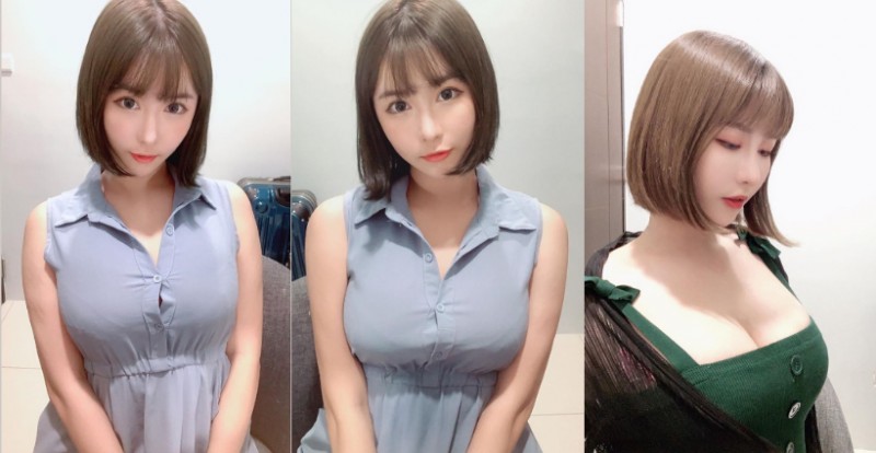 【蜗牛扑克】短又巨代表「Sylvia 希維亞」衣服買太小　胸前扣子快爆開
