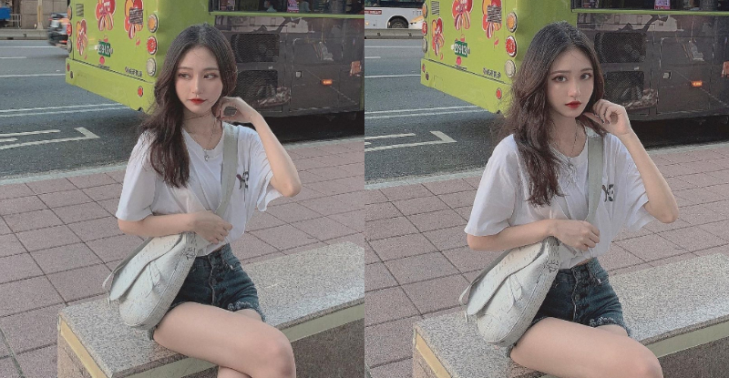 【蜗牛扑克】站牌有妹！高中少女「柔蒨」暑假外出眼神超魅惑，纖瘦辣體還放「水蛇出沒」！