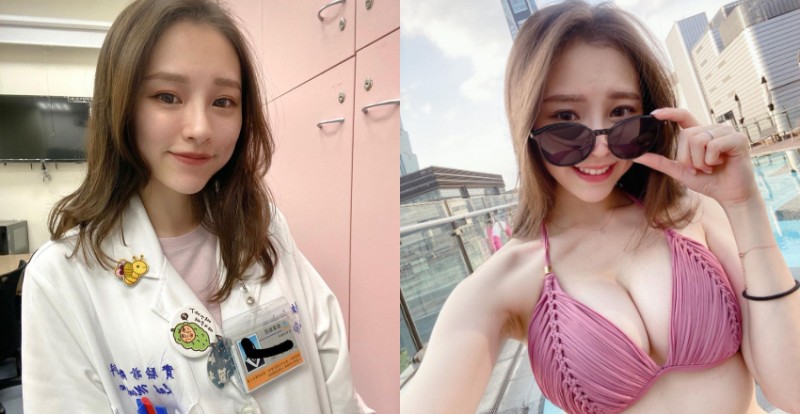 【蜗牛扑克】正妹醫檢師「柯柯」白袍底下藏飽滿身材　打籃球都帶球走步