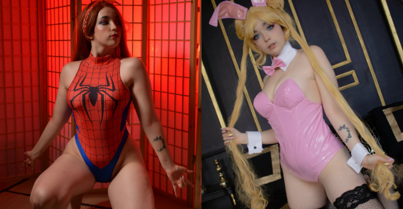 【蜗牛扑克】人氣Coser性感微肉體色氣飄散　尺度一開收不回…銷魂吐舌照充滿暗示