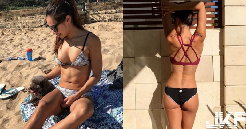 【蜗牛扑克】狗狗都受不了的body！「健身女教練」香豔胴體太惹火，不只遊客連狗狗都想來揩油～