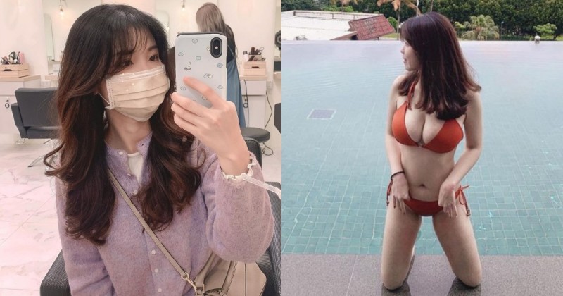 【蜗牛扑克】超兇長榮空姐「深藏不露」好驚人，比基尼炸「雪白美胸」，豐滿到鄉民狂推：喔喔喔喔！