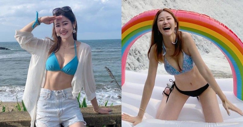 【蜗牛扑克】美國華盛頓大學「美乳台灣妹」比基尼照太兇猛，飽滿弧度＋腹肌蠻腰好強大！