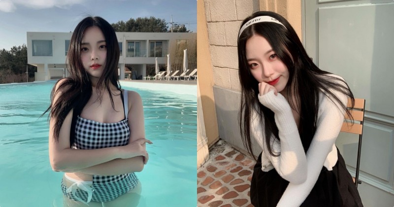 【蜗牛扑克】美乳設計師「泳池展現驚人實力」，「性感站姿」讓人狂噴鼻血！