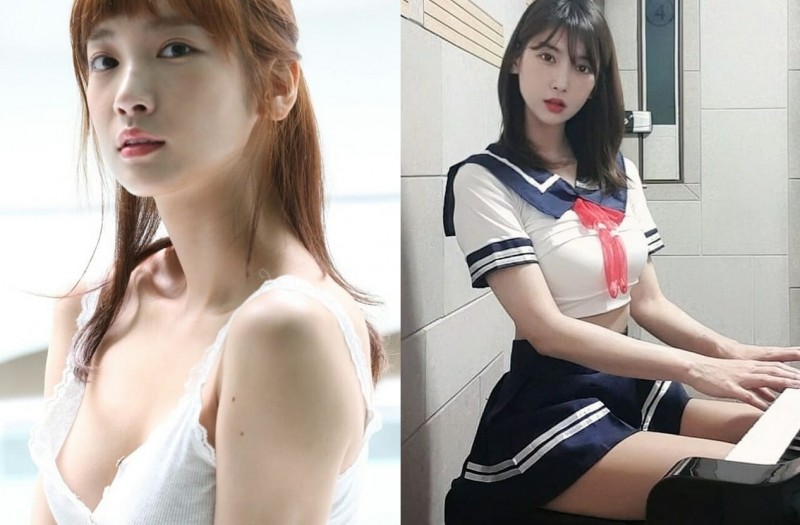 【蜗牛扑克】爆乳鋼琴網美「이지영」透視白裙下廚　白皙姣好「身材曲線」一覽無遺