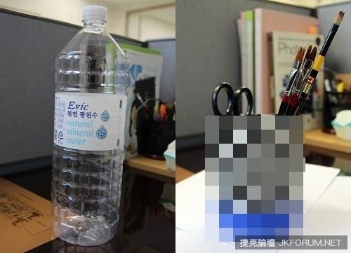 【蜗牛扑克】辦公室御用款《生活宅偏方》用寶特瓶自製收納筒收拾辦公桌吧