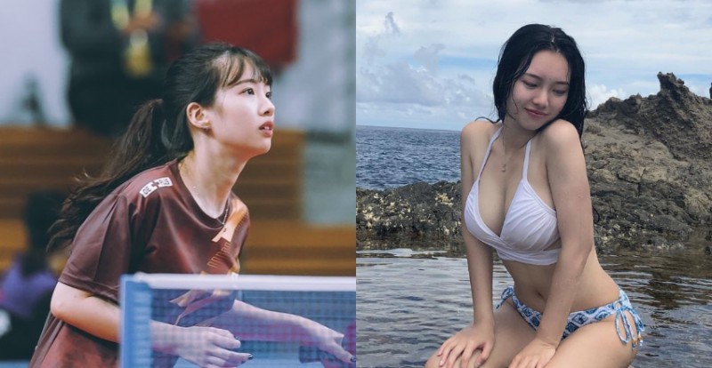 【蜗牛扑克】全大運桌球選手「張琬清」超甜美　換上比基尼才發現她深藏不露