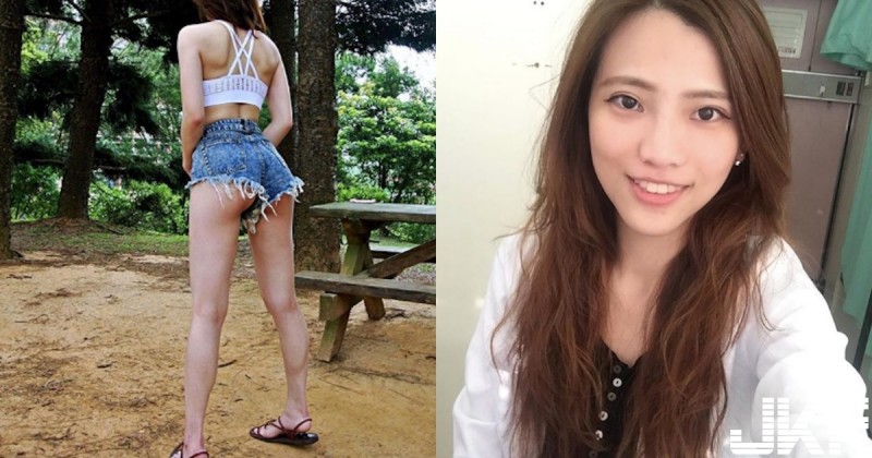 【蜗牛扑克】台灣「最辣實習女醫生」！姊姊有在練「緊實屁股蛋」，公園驗收大秀翹臀微笑線！
