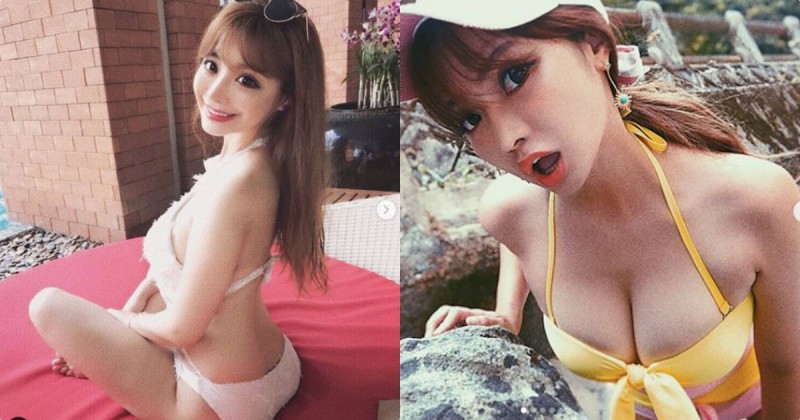 【蜗牛扑克】美乳辣模海邊露出「超誘人兇器」，狂野風格「奶球快掉出了」！