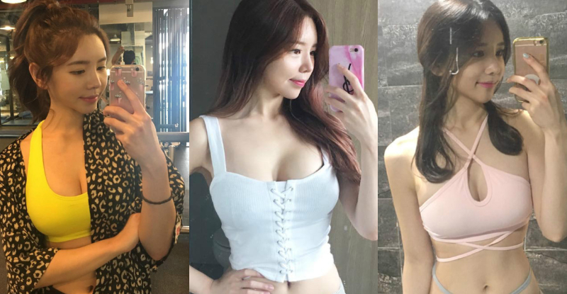 【蜗牛扑克】妹子自備一對「飽滿上圍」振奮人心，超短上衣大露「精緻馬甲線」！畫面惹火