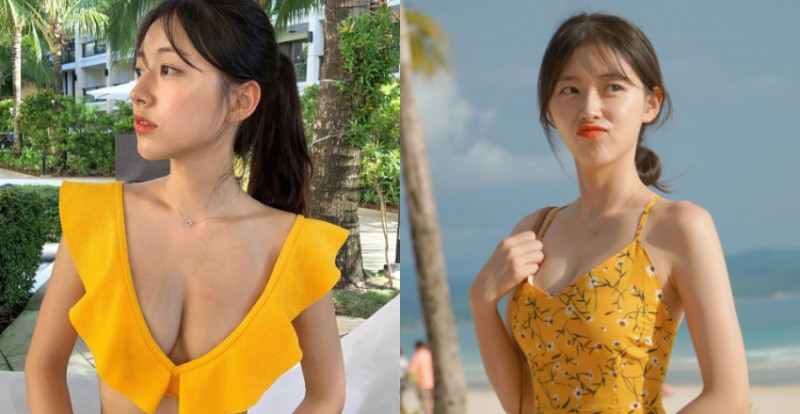 【蜗牛扑克】「清秀小姐姐」氣質出眾讓人戀愛　換上比基尼露出極品青筋奶