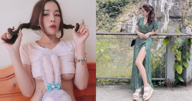 【蜗牛扑克】太有誠意！「Anna 陳安安」深夜投放雪乳，衣服太小件「南半球」全跑出來啦！