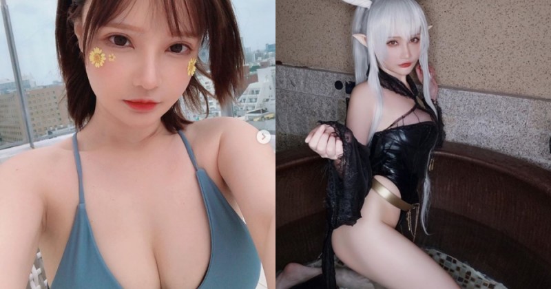【蜗牛扑克】強國短髮「巨乳coser」過度白嫩，光看一眼一百六十萬人就被吸乾！