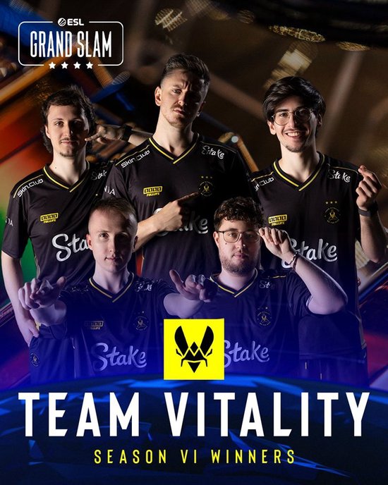 【蜗牛电竞】前无古人！Vitality成为历史上首支两次斩获大满贯的队伍【EV扑克小游戏官网】