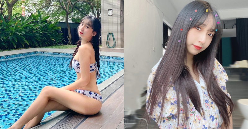 【蜗牛扑克】東南女大生「又儀」清新氣質超無害，換上泳衣「稚嫩美體」讓人驚呼太意外！