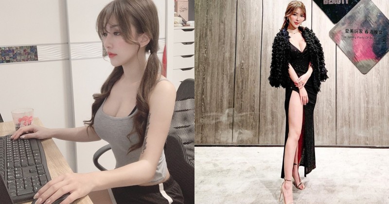 【蜗牛扑克】性感小宅妹「Nancy韓智恩」爆乳背心打遊戲，出門變身霸道女總裁「美胸長腿」超殺！