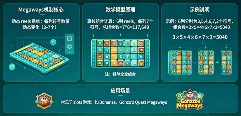 Megaways机制解析:117,649种赢钱方式背后的数学模型。