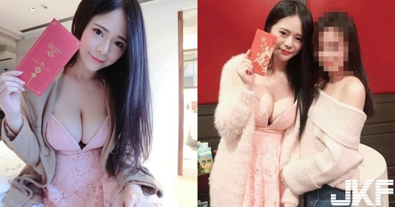 【蜗牛扑克】尾牙就決定穿這套了！「爆乳正妹」禮服好低胸！奶奶快掉出來，全場嬌點94她！