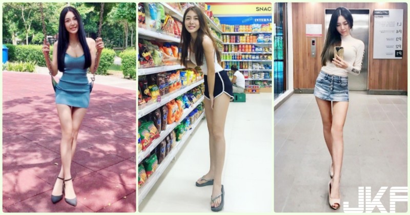 【蜗牛扑克】大賣場驚見「白皙美腿妹」身材好逆天！極品高顏值讓人不小心戀愛了…