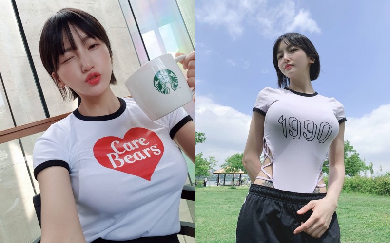 【蜗牛扑克】天菜皮拉提斯老師「세리박」巨乳視角畫面超震撼　貼身T包覆「渾圓奶球」形狀超明顯