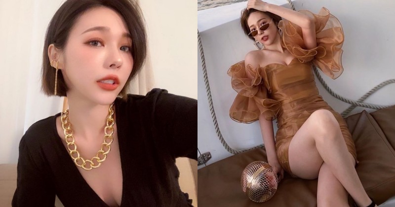 【蜗牛扑克】小露酥胸的性感！甜美短髮正妹「淋雨(Rainy)」穿搭時尚，各種「霸氣小心機」超撩人！