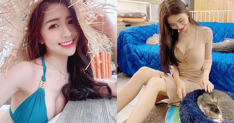 【蜗牛扑克】大馬女神「Angela張安琪」甜美清秀惹人愛，穿熱褲在家門口拉筋「讓人想犯罪」！