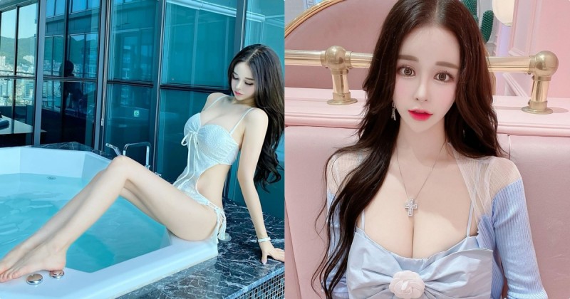 【蜗牛扑克】火辣洋娃娃！巨乳直播主「白嫩美腿好逆天」，每次出門都是大爆乳！