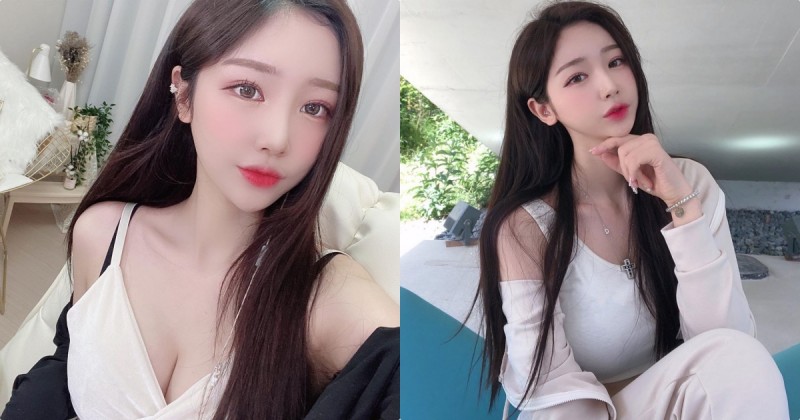 【蜗牛扑克】溝很辣！氣質長髮正妹暗藏「水嫩酥胸」，深V畫面讓粉絲特別激動！