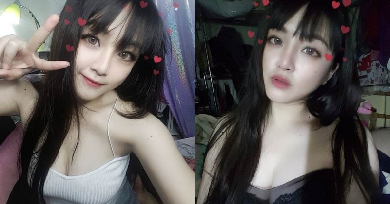【蜗牛扑克】實況主妤妤「飽滿乳量」衣服快爆開，強大的地心引力太驚人！