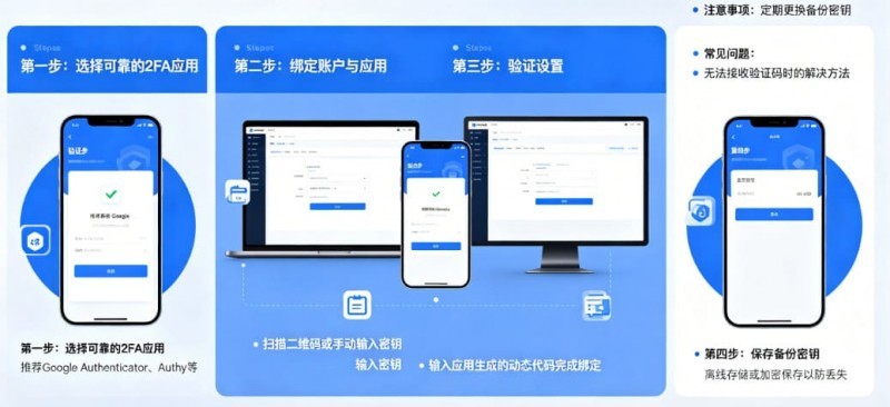 如何设置高强度的账户二次验证（2FA）