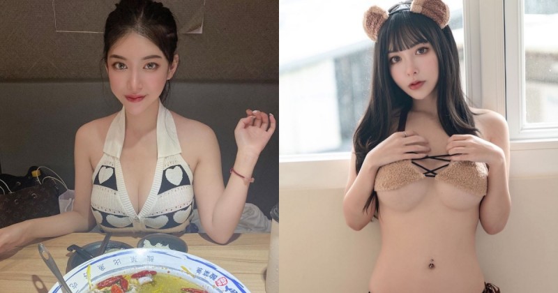 【蜗牛扑克】巨乳吃貨正妹「子筠Nina」用餐飄奶香，私下拍照尺度也好辣！